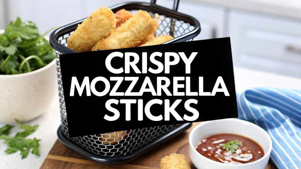 Mozzarella Sticks in Air Fryer: how to make mozzarella sticks in air fryer