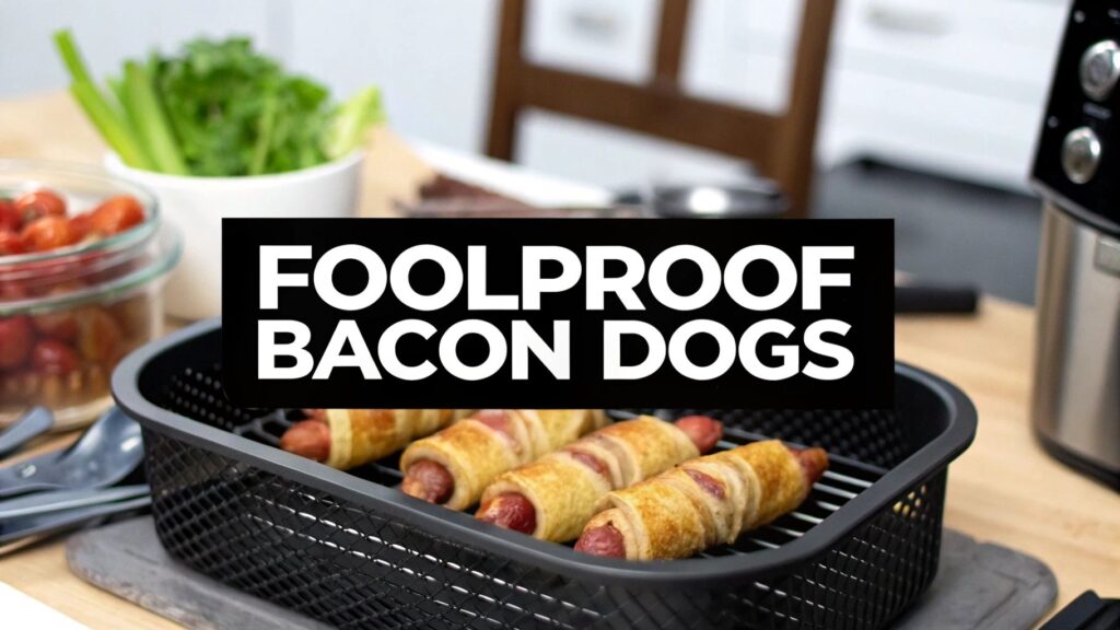 Air Fryer Bacon Wrapped Hot Dogs a Foolproof Guide