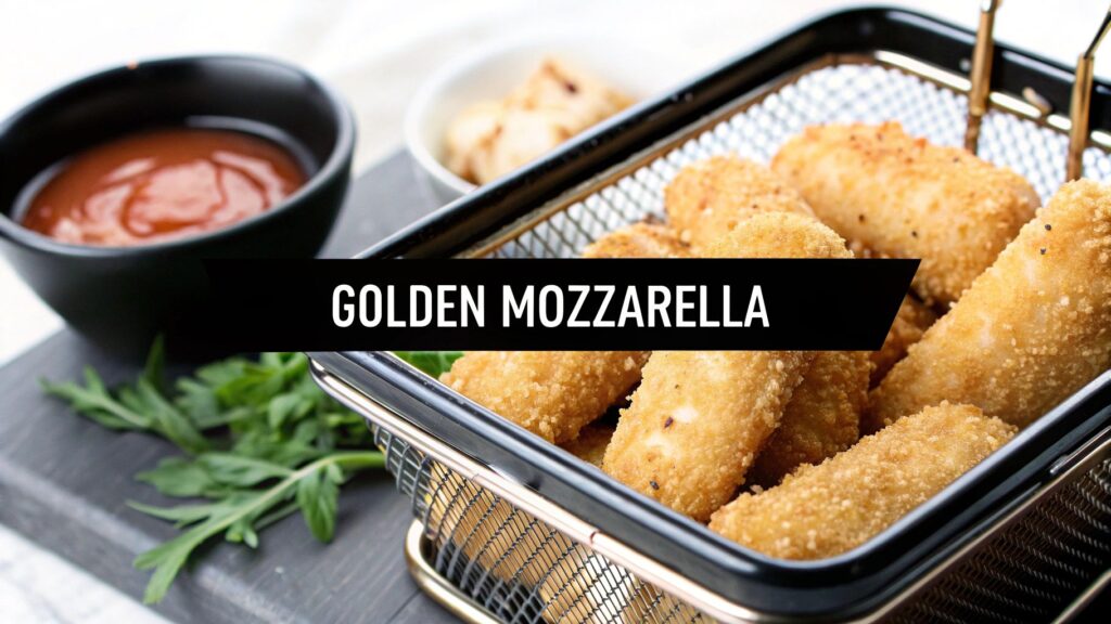 Frozen Mozzarella Sticks Air Fryer Crispy Golden Perfection