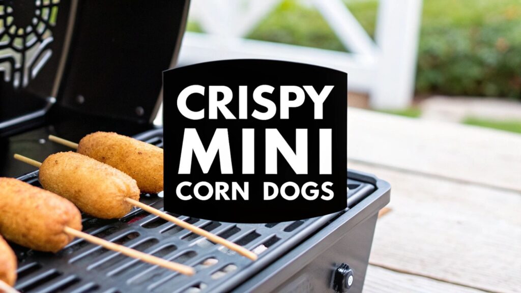 Air Fryer Mini Corn Dogs From Frozen And Homemade