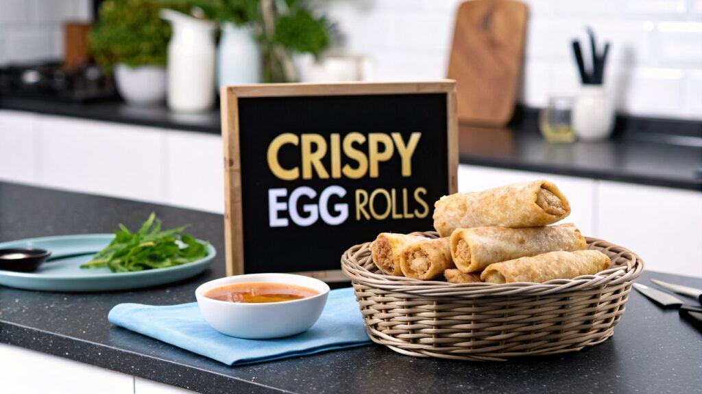 Achieve Crispy Air Fryer Frozen Egg Rolls Every Time