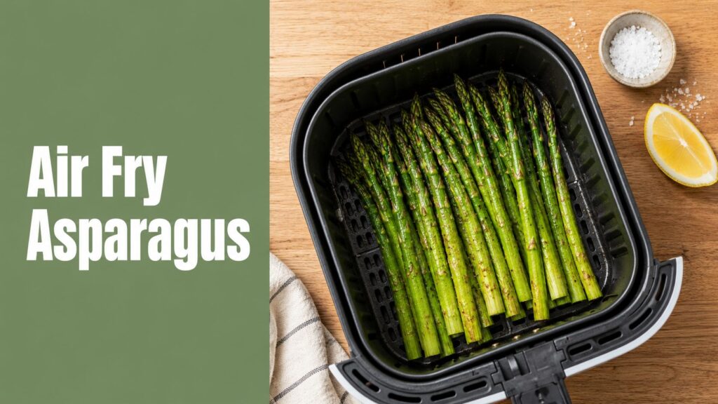 Perfect Air Fry Asparagus Recipe in Under 10 Minutes